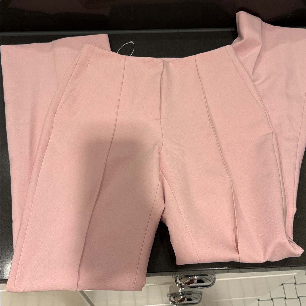 Zara Pink Flare Pants, XS